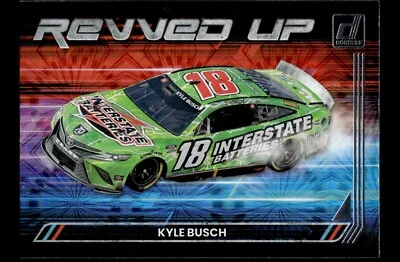 3-10-07 PWE READ . 2023 donruss nascar #ru8 kyle busch revved up - Image 1 of 2