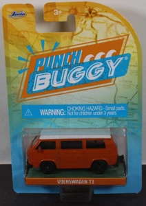 Jada Punch Buggy Volkswagen T3 Vanagon Orange SLIDING DOOR Westfalia LQQK - Picture 1 of 5