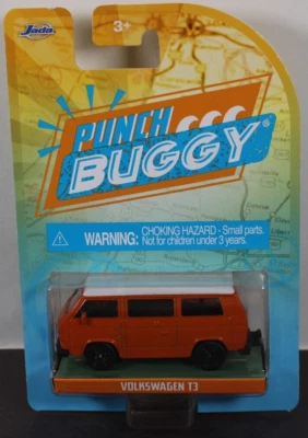 Jada Punch Buggy Volkswagen T3 Vanagon Orange SLIDING DOOR Westfalia LQQK - Image 1 of 4
