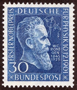 Germany Sc 686 Blue 30pf 1951 Never Hinged Original Gum - Picture 1 of 1