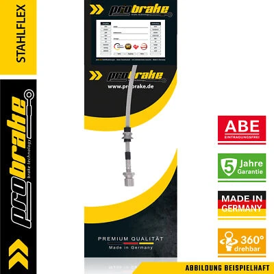 Steel Braided Clutch Line Choice of Colours for BMW 3 Series 325e 2.7 E30 (1985/01-1987/08 - Image 1 of 4