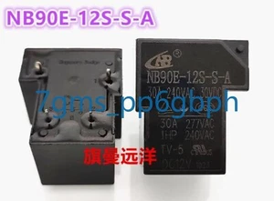 3 PCS NEW NB NB90E-12S-S-A power 30A relay T90 12VDC 4-pin - Picture 1 of 3