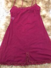 INFIORE dark red mesh Camisole Top sleepwear nightwear size  it 3 usa 34 Eu 75 