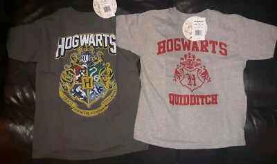2 - Harry Potter Niños Cresta de Hogwarts, Camiseta Quidditch Niños Pequeños Talla 4 Nueva  Foto 1 de 4