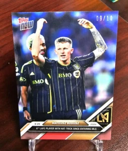 Mateusz Bogusz 2024 MLS TOPPS NOW  #93 Hat-Trick LAFC RED parallel /10 - Picture 1 of 3