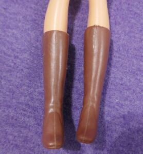 Vintage Barbie Clothes - MOD Era Barbie CLONE Brown Knee Boots