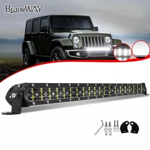 22inch Slim LED Light Bar Single Row Spot Flood Combo Work Truck SUV ATV 4WD 20" - Picture 1 of 13