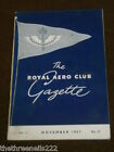 ROYAL AERO CLUB - NOV 1957 V11 #11 - C G GREY