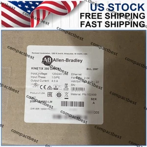 New Allen Bradley AB 2097-V33PR3-LM /A Kinetix 350 Servo Drive 120/240V 1kW - Picture 1 of 1