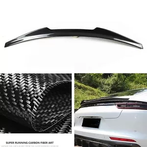 1x Heckspoilerlippe Flügel Lippe Kohlefaser Für Porsche Panamera 971 2017-2019 - Picture 1 of 9