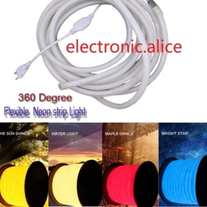 360 Degree Glow Flexible LED Neon Light 220V 120leds/m indoor outdoor Lighting - Picture 1 of 6