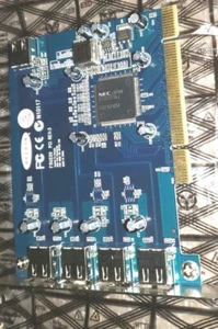 USB 2.0 CONNECT HIGH SPEED MULTI (5) PORTS USB2.0 PCI CARD - Afbeelding 1 van 16