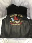 Classic Leather Gear Motorcycle Vest L First Classics Harrison Moose Michigan MC