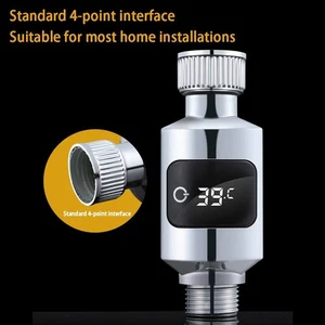 Digital Shower Temperature LED Display Water Thermometer Realtime Monitor New V8 - Picture 1 of 10