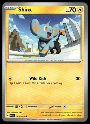 SV02: Paldea Evolved #069/193 Shinx - Image 1 of 2
