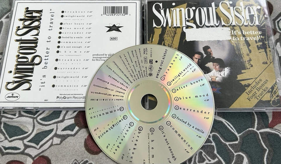 SWING OUT SISTER CD It’s Better To Travel LIKE NEW SOUL POP UK 1980s “Breakout” Foto 1 de 1