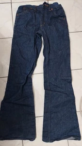 Vintage 1980er Lee Jeans Herren 28 x32 blau Denim Bootcut Schlag 243-0341 Hergestellt in den USA - Bild 1 von 5