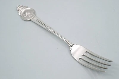 Tenedor(s) de almuerzo Medallion de Gorham de plata esterlina de 6 7/8" ancla de león G Foto 1 de 4