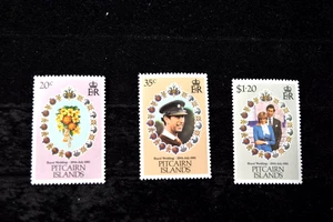 PITCAIRN ISLANDS 1981 ROYAL WEDDING S 206-208 MNH - Picture 1 of 4