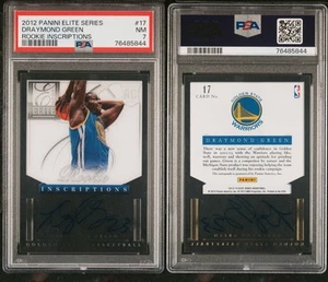 2012-13 Elite Series Rookie Inscriptions Draymond Green Auto Warriors PSA 7 NM - Picture 1 of 6
