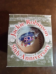 Jackie Robinson - Kempe Funds "50th Anniversary Commemorative Baseball - Neu in Box - Bild 1 von 3