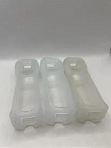 3x Silikon Cover Case Skin Hülle für Nintendo Wii Controller Weiß Offiziell - Bild 1 von 8
