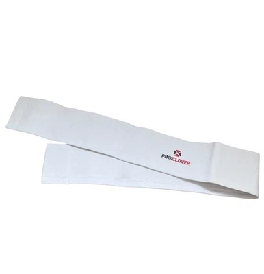 Breast Support Band SzL Boob Sports Bra Alternative Clips at Back White - image 1 of 4