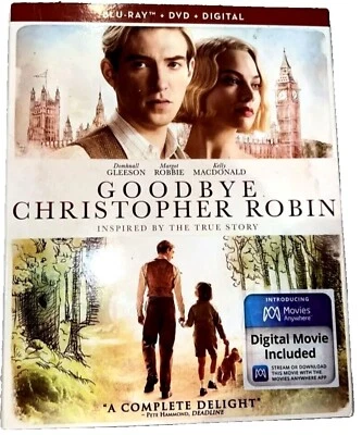 Goodbye Christopher Robin (Blu-ray-2018, 2-Disc) Region B. "Based on True Story" - Image 1 of 4