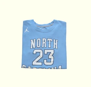 JORDAN BRAND NCAA NORTH CAROLINA TAR HEELS VTG Y2K BLUE T SHIRT MENs SZ S 2014 - Picture 1 of 6