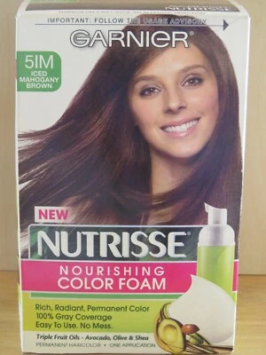 GARNIER NUTRISSE COLOR NUTRITIVO ESPUMA CAOBA HELADA MARRÓN 5IM Foto 1 de 4