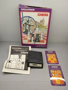 Scacchi (Mattel Electronics Intellivision) completi di scatola, gioco raro 1982 - Foto 1 di 12