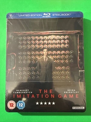 The Imitation Game ~  UK STEELBOOK BLU RAY ~ NEW STILL SEALED - Image 1 of 2