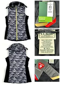 $149 LL Bean Camo Medium Vest Women's PrimaLoft Packaway Outdoor Lightweight - Picture 1 of 14