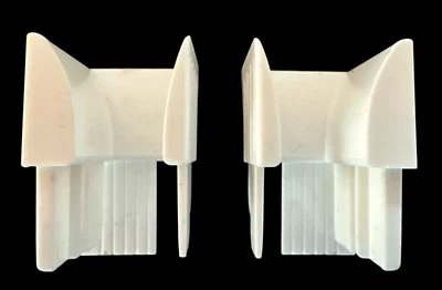 MENKE Rollladen Einlauftrichter Reparatur Satz 2 ST. PVC Ersatz für Trichter 37x 31 mm