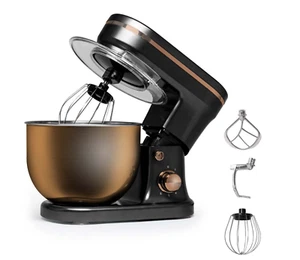 BluMill Küchenmaschine schwarz-kupfer 1200 Watt  6 Geschwindigkeiten 5 Liter NEU - Bild 1 von 1