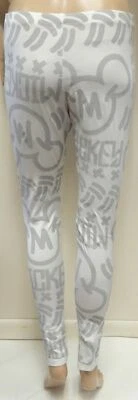 Leggings para mujer Mickey Mouse gris y blanco (talla 8-10 medianos) Foto 1 de 2