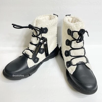 Sorel Explorer II Joan Cozy Boots Black Sea Salt Women’s Size 9.5 NL4601-010 - Image 1 of 4