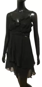 ❤️JOHN GALLIANO Sexy black sheer strap,mini dress - Picture 1 of 10
