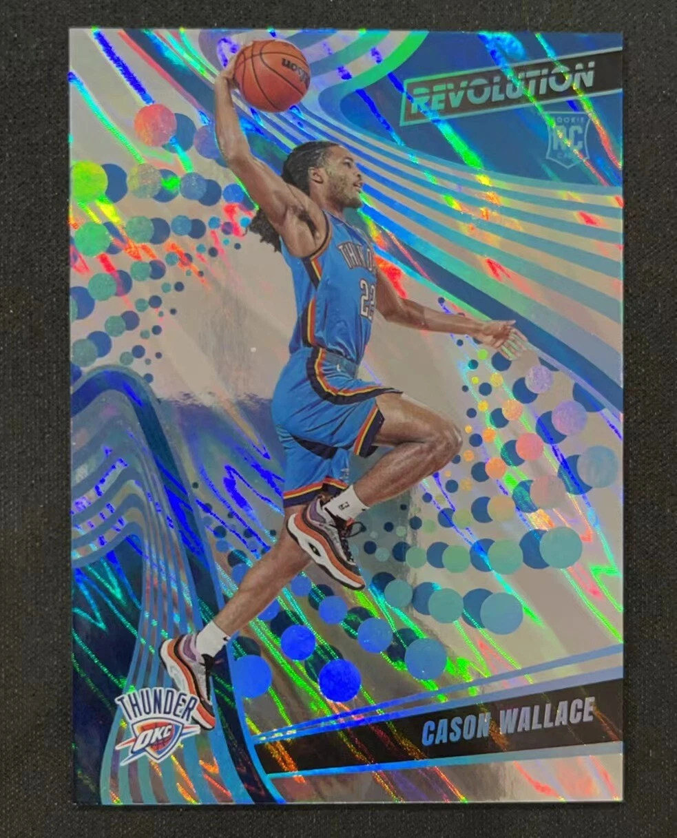 2023-24 Panini Revolution Cason Wallace #102 Thunder RC Rookie Lava /10