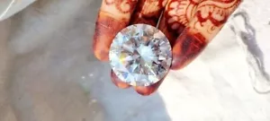 108Ct White Big Moissanite Diamond VVS Clarity Excellent Cut Diamond Gift - Picture 1 of 4