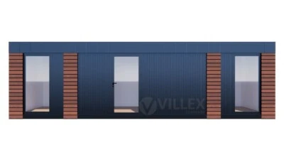 Bürocontainer kaufen - 9,0 m x 3,0 m Villex - mit Elektrik + Klimaanlage – NEU! - Bild 1 von 4