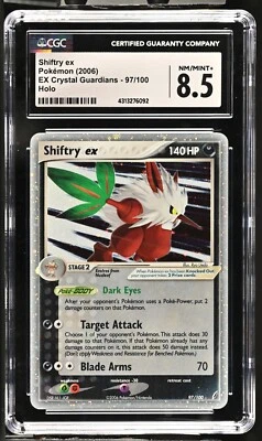 CGC 8.5 Shiftry ex 97/100 Holo EX Crystal Guardians​ 2006 NM/Mint+ - Image 1 of 4
