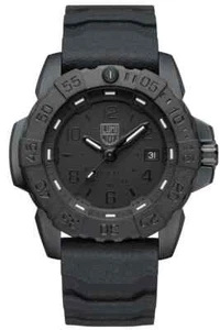 New Luminox Navy Seal XS.3251.BO.CB 45mm Blackout Steel Rubber PVD Quartz Watch - Picture 1 of 11