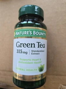 Nature's Bounty Green Tea Extract 315 mg Soft Gel Capsules 100 ea - Picture 1 of 2