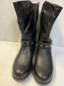Schwarze Winterstiefel für Damen - Bild 1 von 4