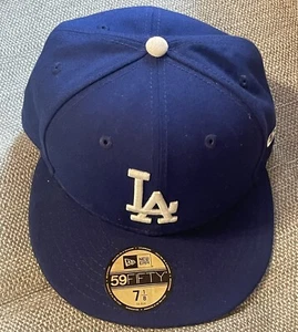 59 Fifty New Era Men’s Blue LA Dodgers OFFICIAL ON-FIELD CAP 7 ⅛ - Picture 1 of 6