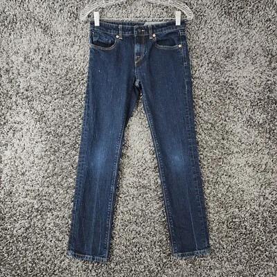 Volcom Vorta Mens Slim Straight Blue Jeans Size 27x27 - Image 1 of 4