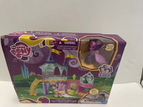 My Little Pony G4 MLP Crystal Princess Celebration Palace Castle Damaged Box New Cover