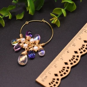 Pearl Czech crystal earrings - Picture 1 of 5