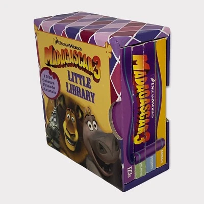 Madagascar 3 - 4x Small Board Book Boxed Set - Little Library - Dreamworks, 2012 - Image 1 of 4